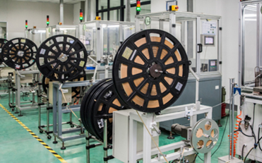 Automatic laser welding line